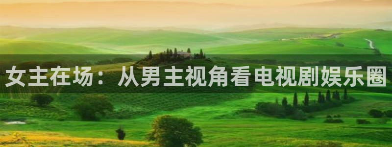 极悦官方注册：女主在场：从男主视角看电视剧娱乐圈